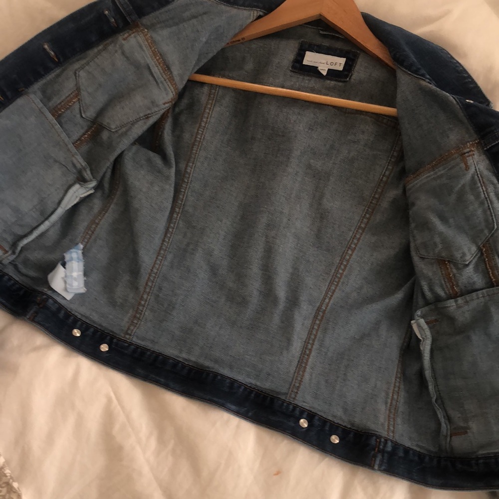 LOFT Jean jacket EUC - Picture 3 of 4